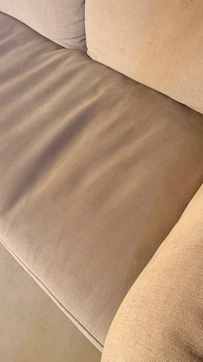 Modernes Design 2-Sitzer Sofa in Creme Grau Candy Cartagena