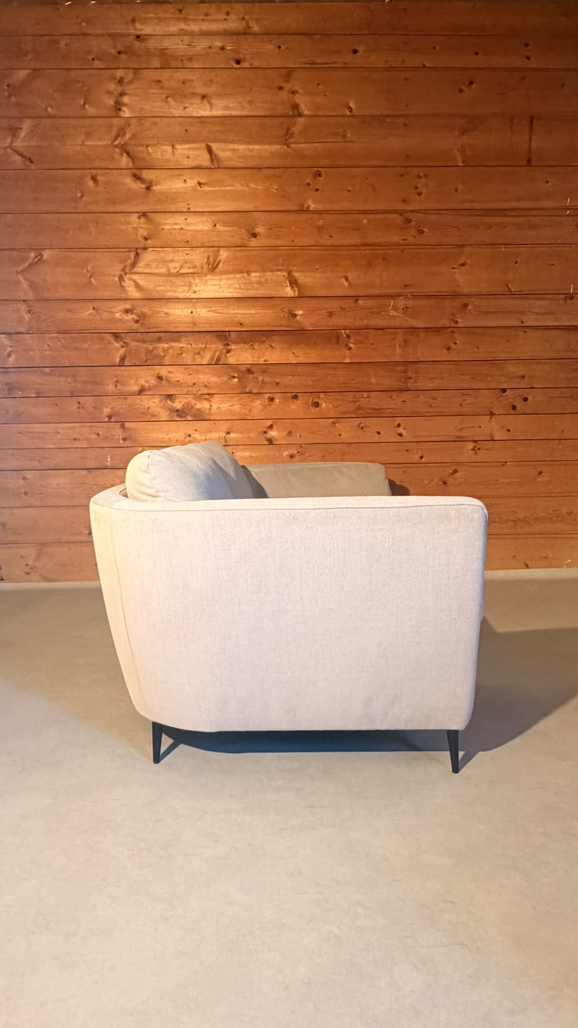Modernes Design 2-Sitzer Sofa in Creme Grau Candy Cartagena