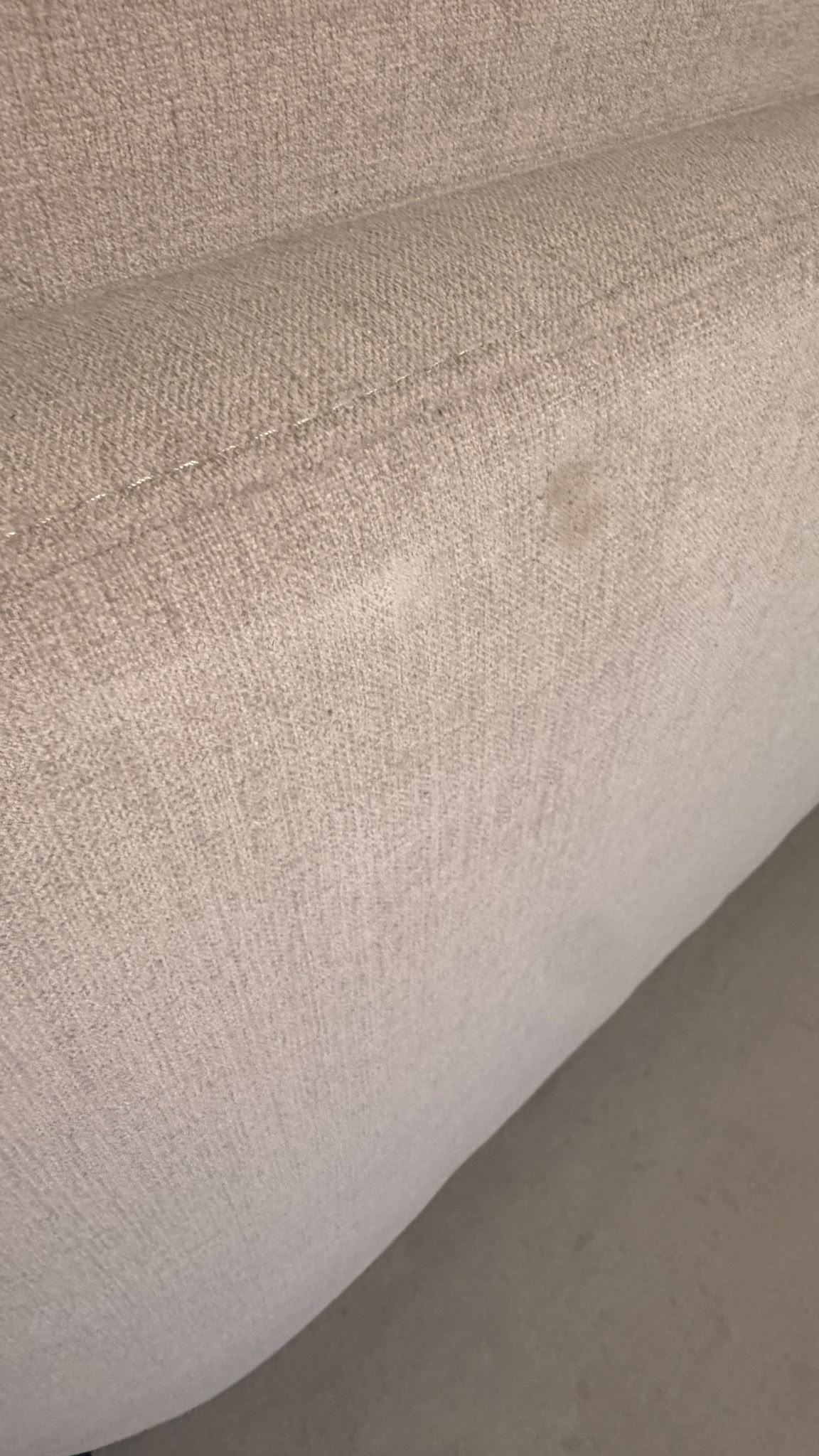 Modernes Design 2-Sitzer Sofa in Creme Grau Candy Cartagena