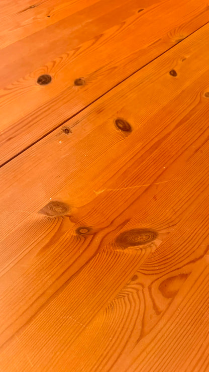 Esstisch aus Kiefer Massivholz im Landhaus Stil, ausziehbar