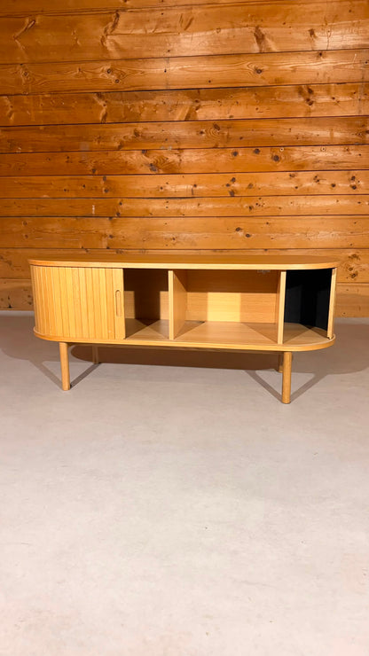 JYSK LYNGVIG TV Bank Sideboard Eiche mit Schiebetüren