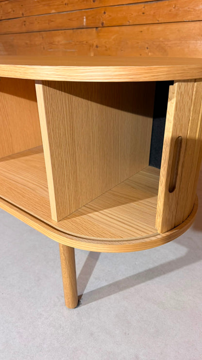 JYSK LYNGVIG TV Bank Sideboard Eiche mit Schiebetüren
