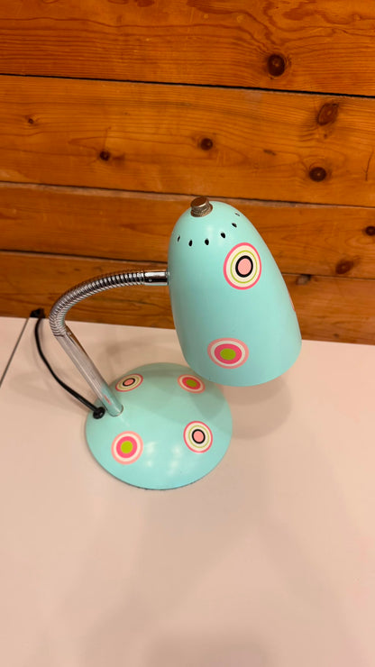 KARE Design Retro Tischlampe Türkis Pop Art im Pylones-Stil