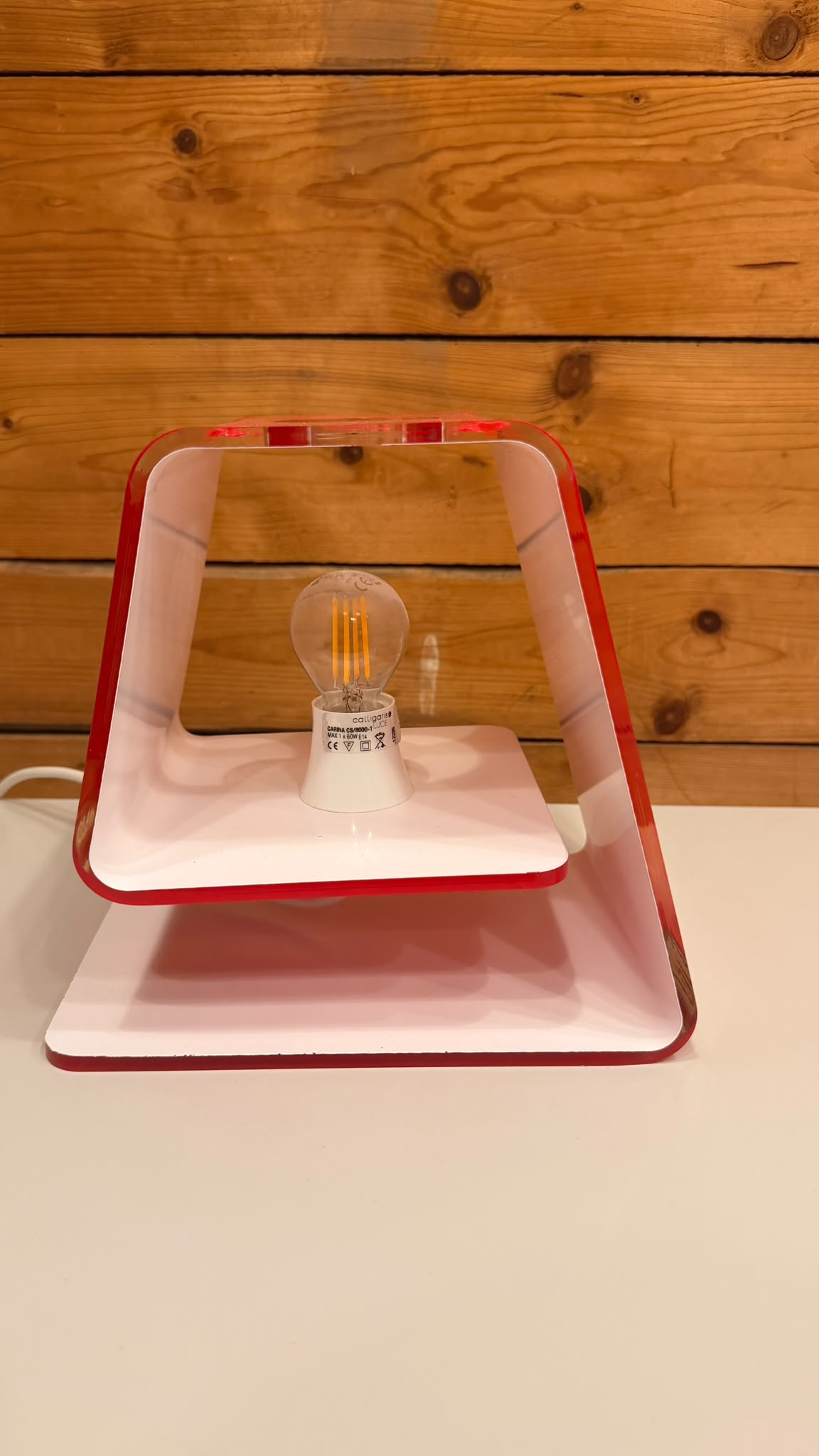 Tischlampe Carina von Marco Baxadonne für Calligaris Luce