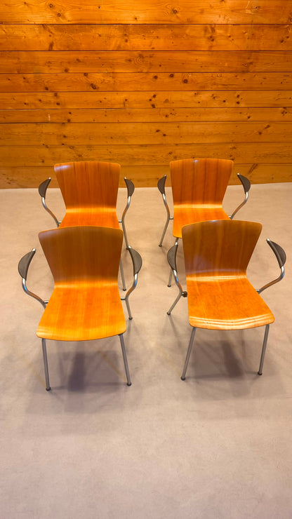 Vico Duo Armlehnstühle von Vico Magistretti für Fritz Hansen