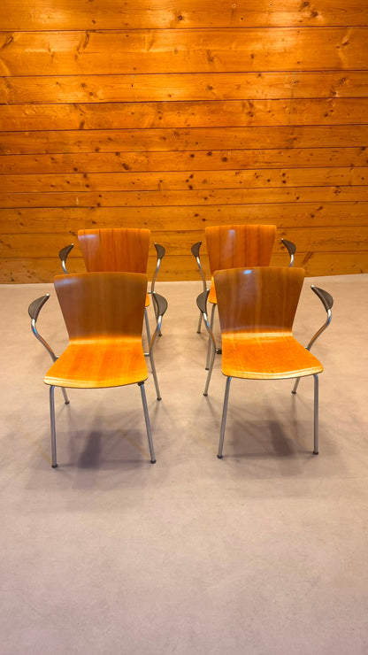 Vico Duo Armlehnstühle von Vico Magistretti für Fritz Hansen
