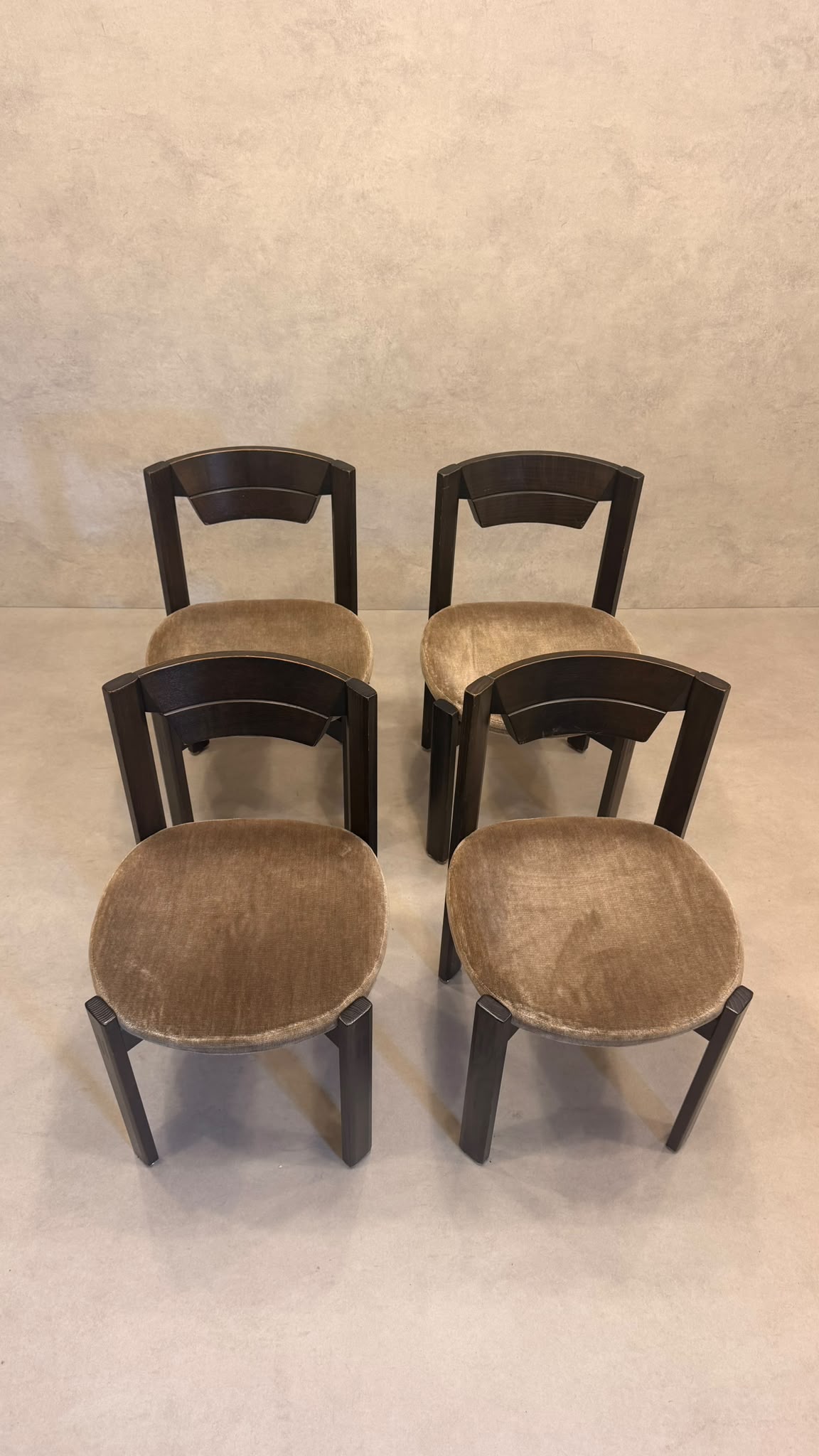 4er Set Girsberger Omega Vintage Stühle - Fritz Makiol