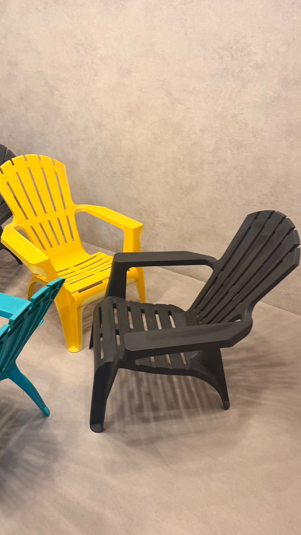 5er Set ProGarden Dolomiti Adirondack Gartenstuhl Kunststoff