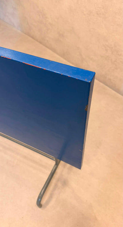 Schaffner Gartentisch klappbar aus Metall in blau lackiert