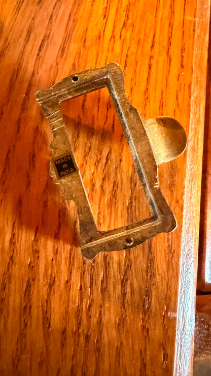 Vintage Rollpult Schreibtisch Sekretär aus Eiche