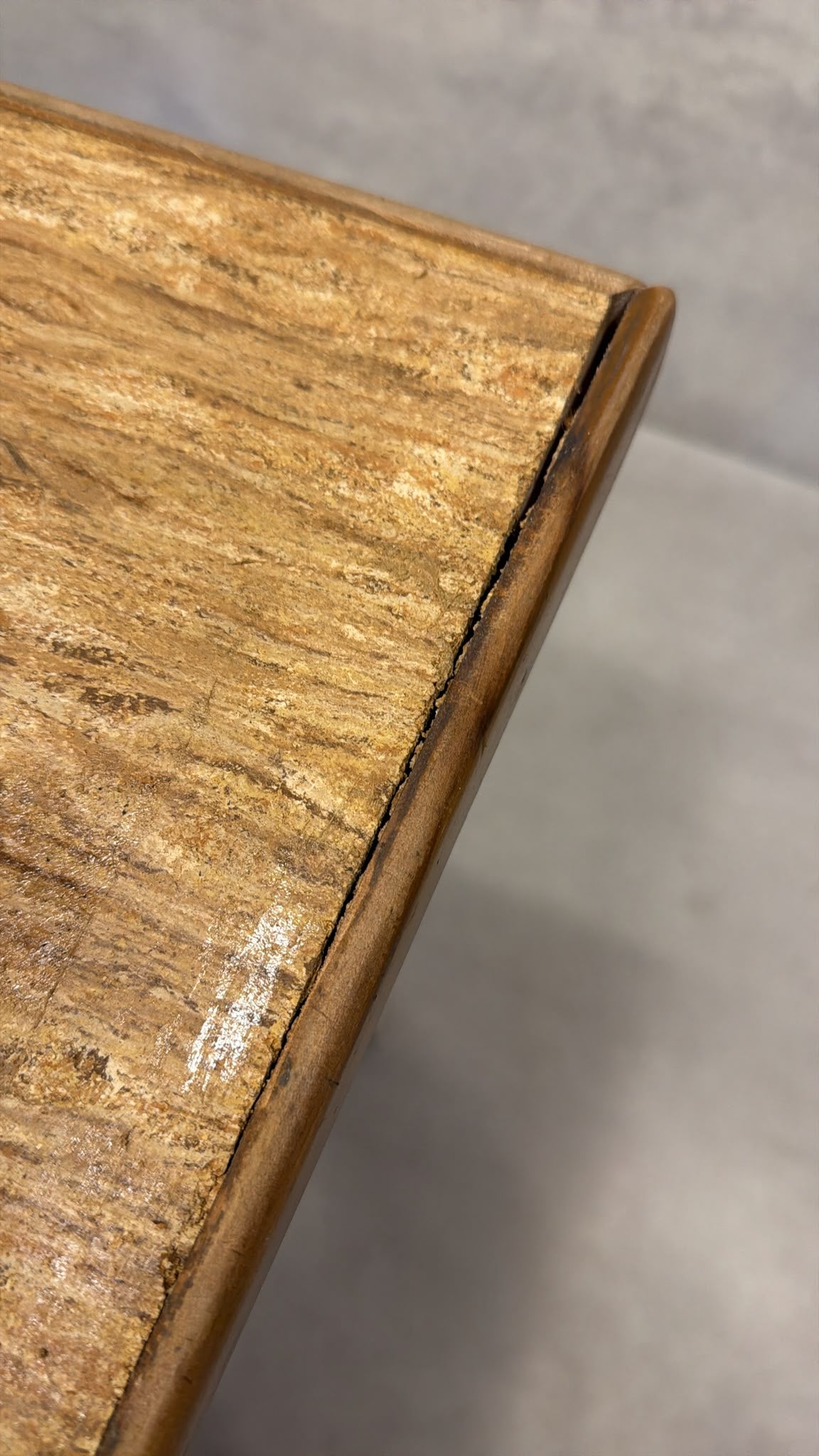 Vintage retro Tisch Küchentisch aus Holz mit Schublade