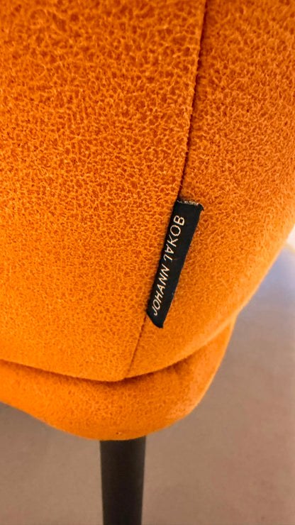 Johann Jakob Grace Sofa von Pfister in Terracotta Orange 3x