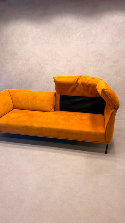 Johann Jakob Grace Sofa von Pfister in Terracotta Orange 3x