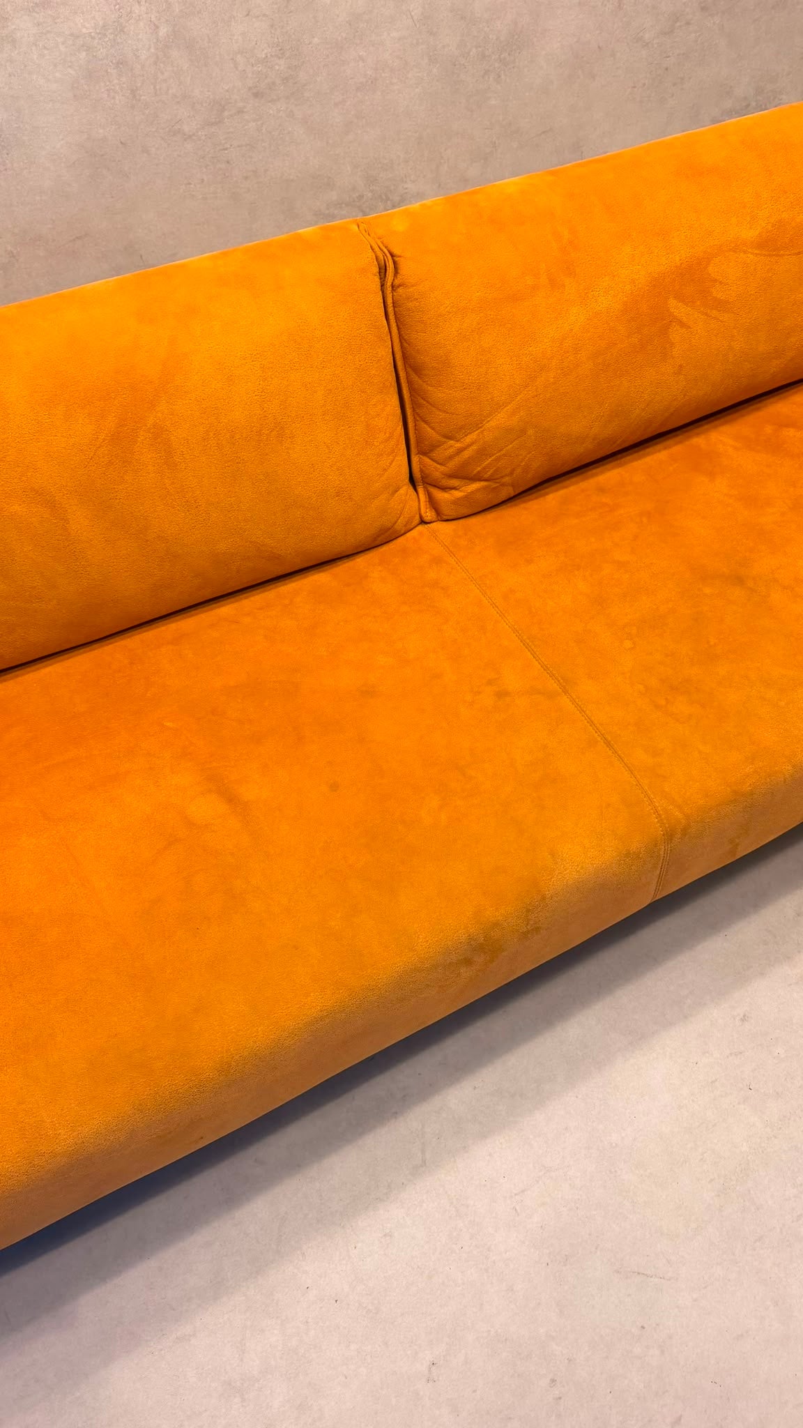 Johann Jakob Grace Sofa von Pfister in Terracotta Orange 3x