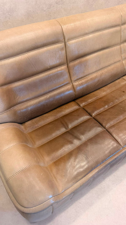 3-Sitzer Sofa DS-84 von De Sede aus Büffelleder (1)