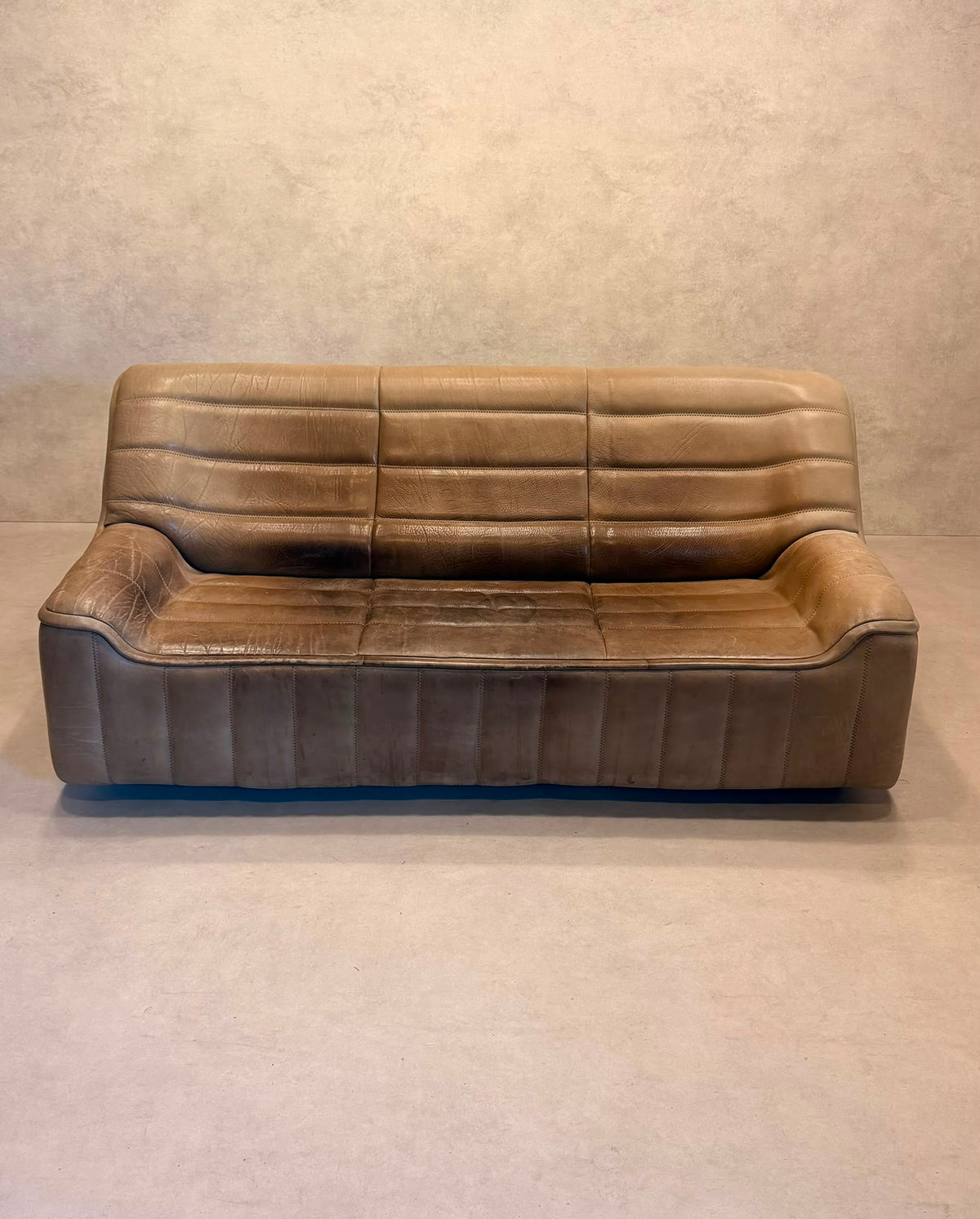 3-Sitzer Sofa DS-84 von De Sede aus Büffelleder (2)