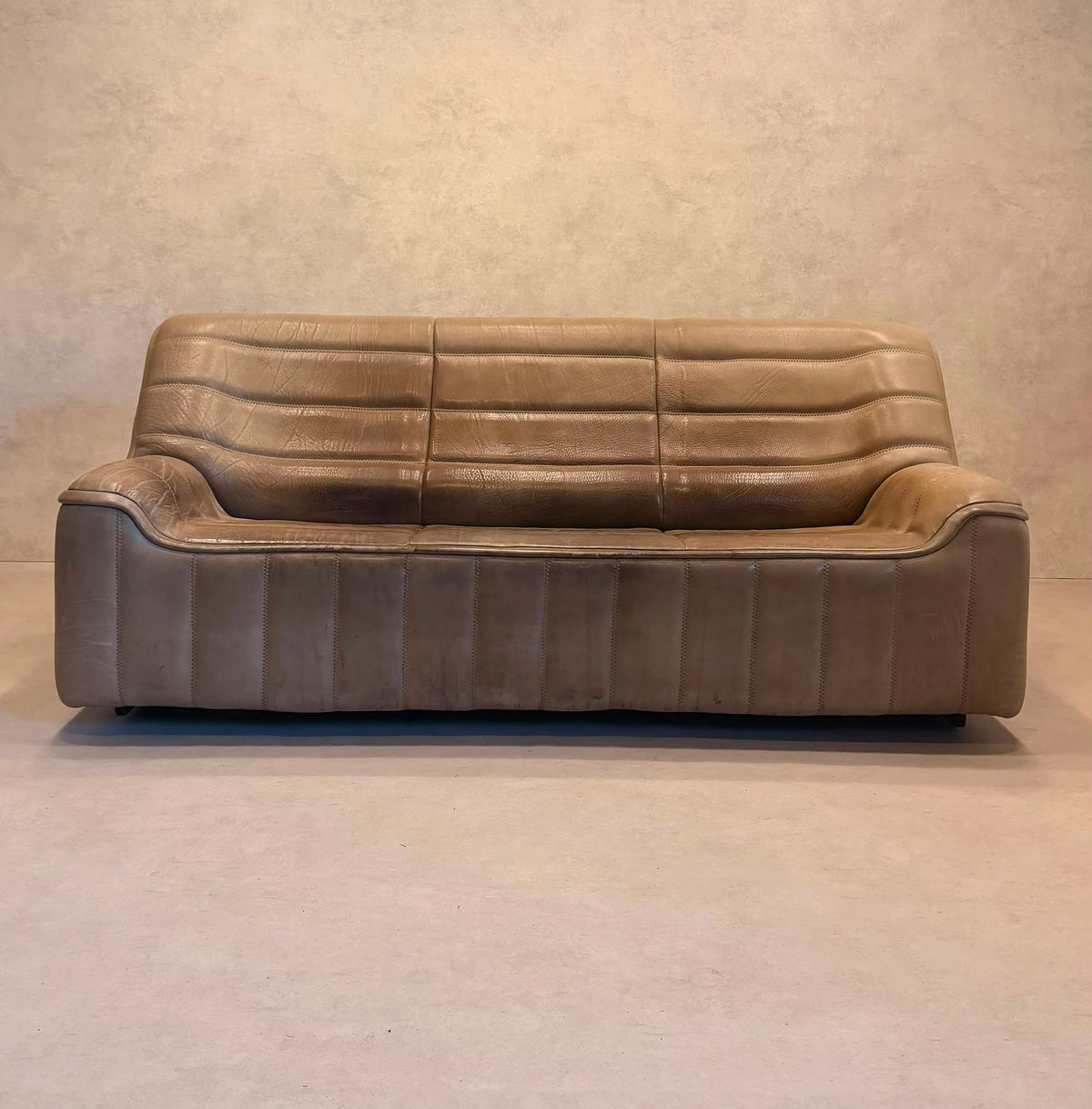 3-Sitzer Sofa DS-84 von De Sede aus Büffelleder (2)