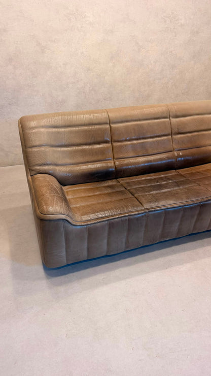 3-Sitzer Sofa DS-84 von De Sede aus Büffelleder (2)