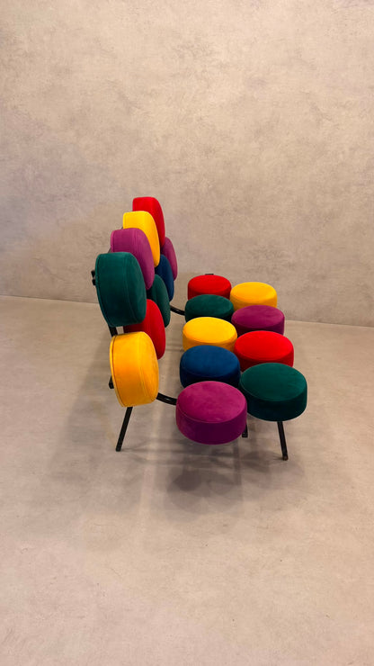 Marshmallow Sofa by NEF Company im Stil von George Nelson