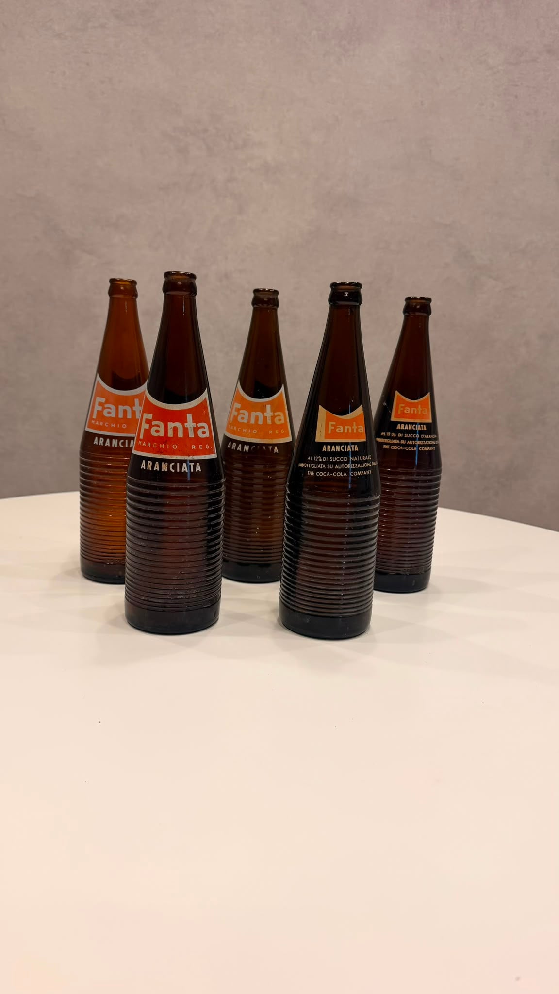 Fanta Vintage Flasche 1960er Italien Aranciata Famib