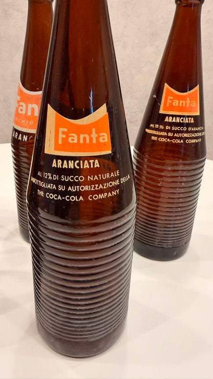 Fanta Vintage Flasche 1960er Italien Aranciata Famib