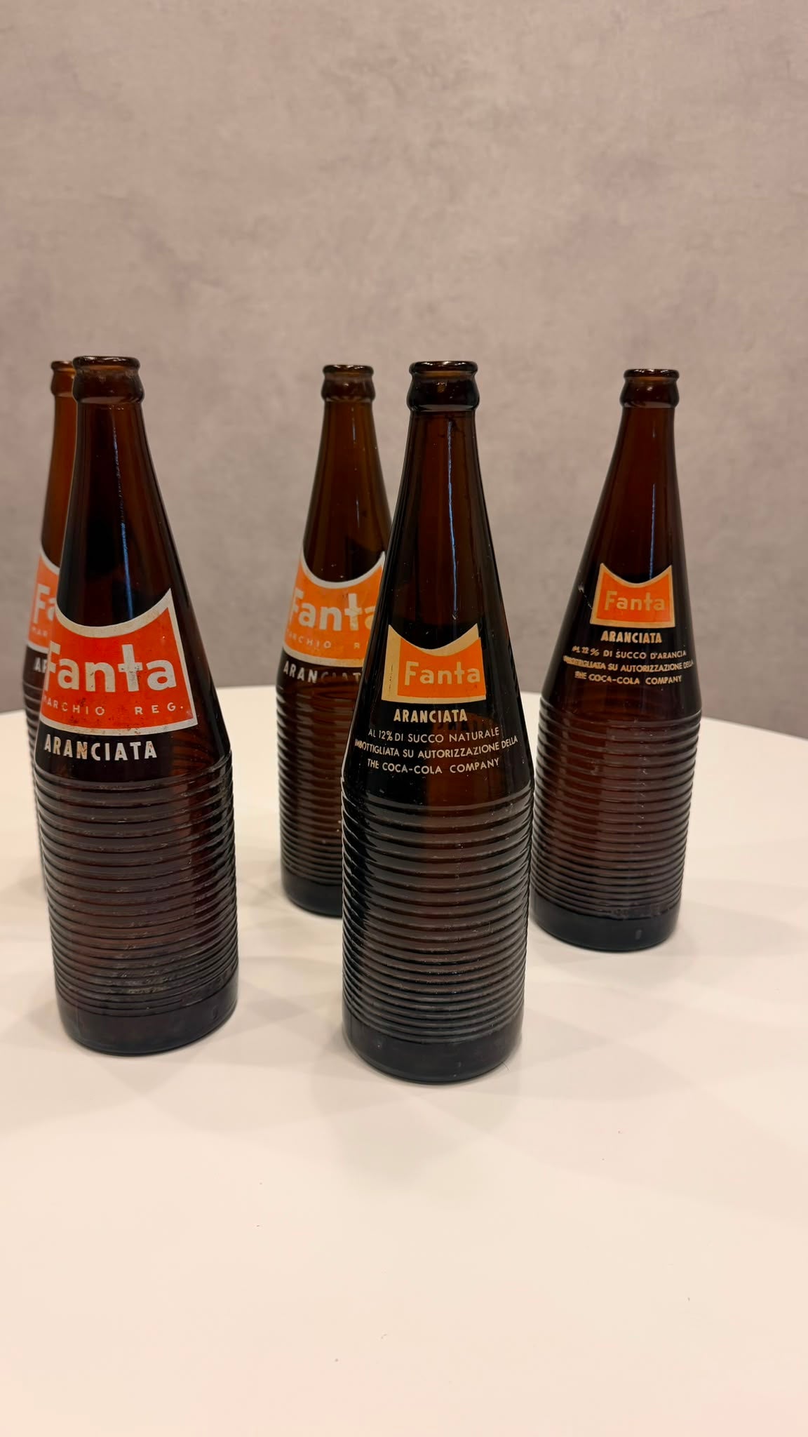 Fanta Vintage Flasche 1960er Italien Aranciata Famib