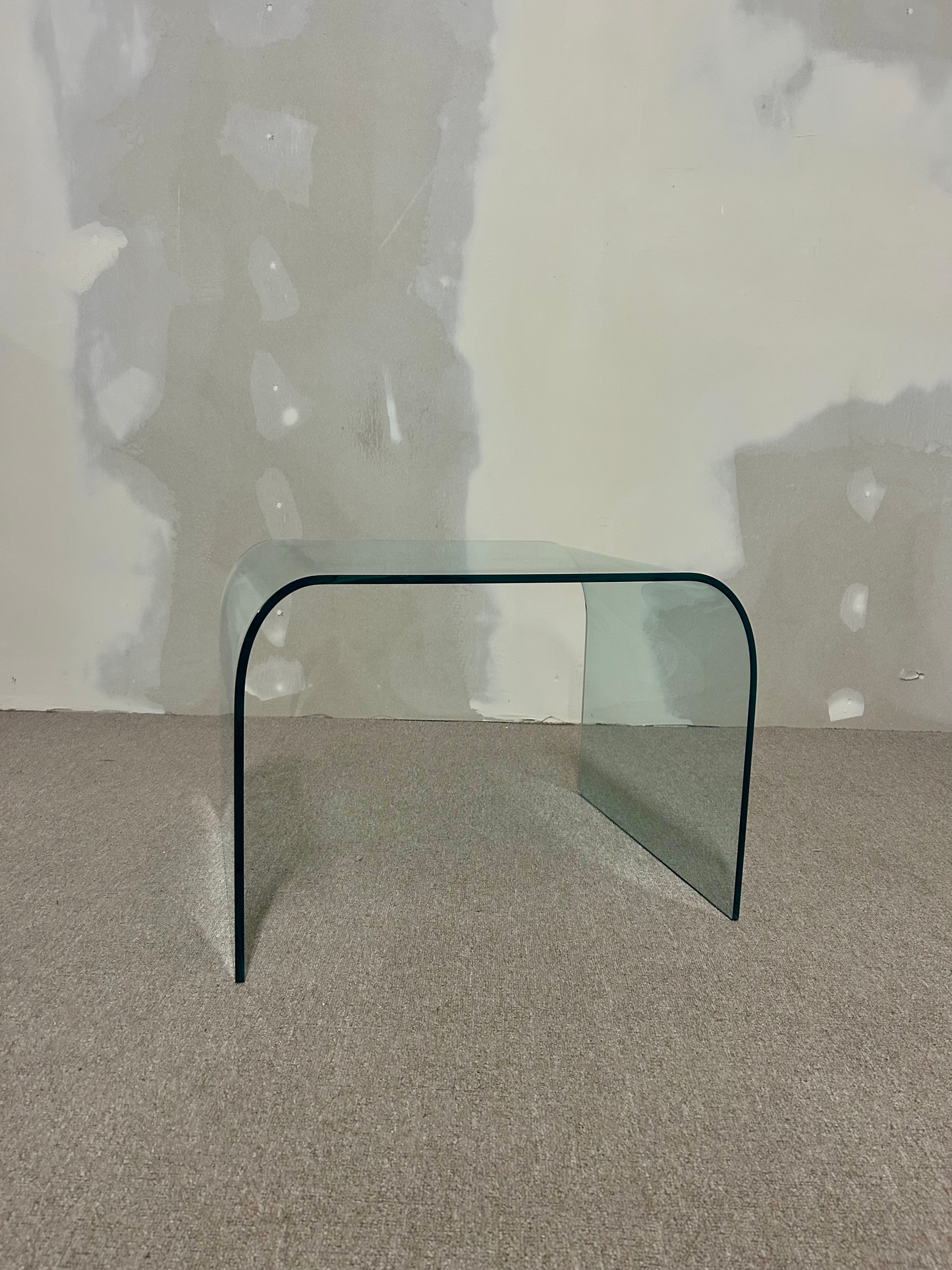 SICA Italien Design Glas Tisch / Beistelltisch Waterfall