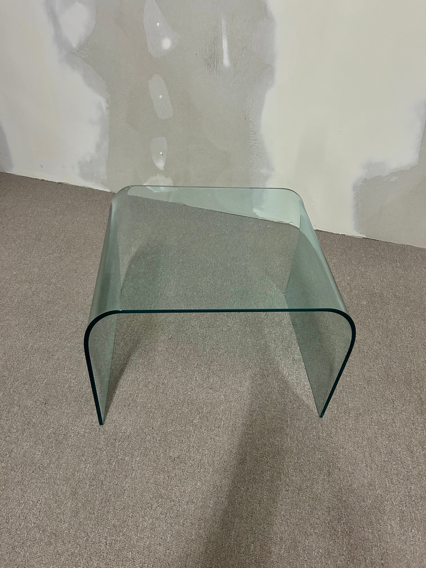 SICA Italien Design Glas Tisch / Beistelltisch Waterfall