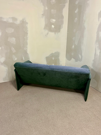 Leolux Sofa Bora Bora, 2,5 -Sitzer, Alcantara Grün