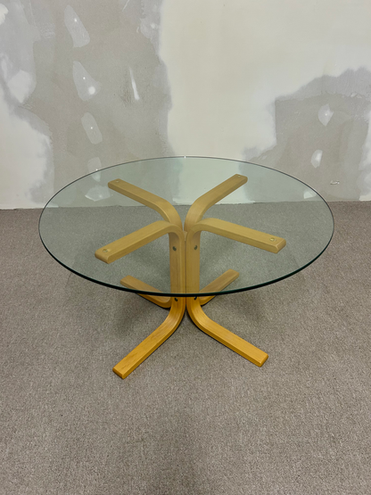 Glas Salontisch von Ingmar Relling für Westnofa aus den 60er