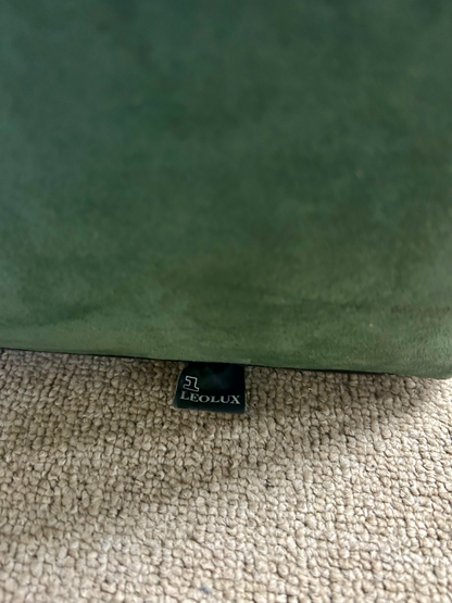 Leolux Sofa Bora Bora, 2,5 -Sitzer, Alcantara Grün