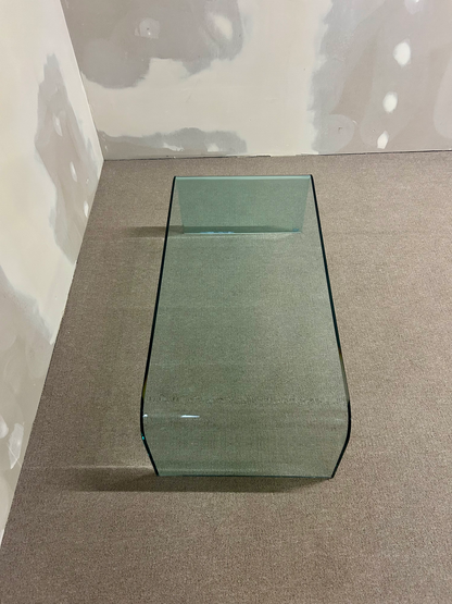 Vintage Glas Couchtisch Sica Design, Made in Italy