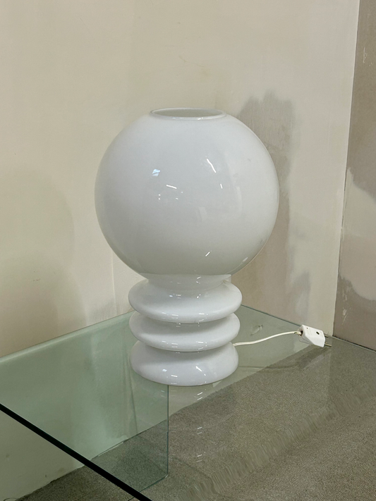 Space Age Glashutte Limburg Retro Mushroom Lampe Vintage 70s