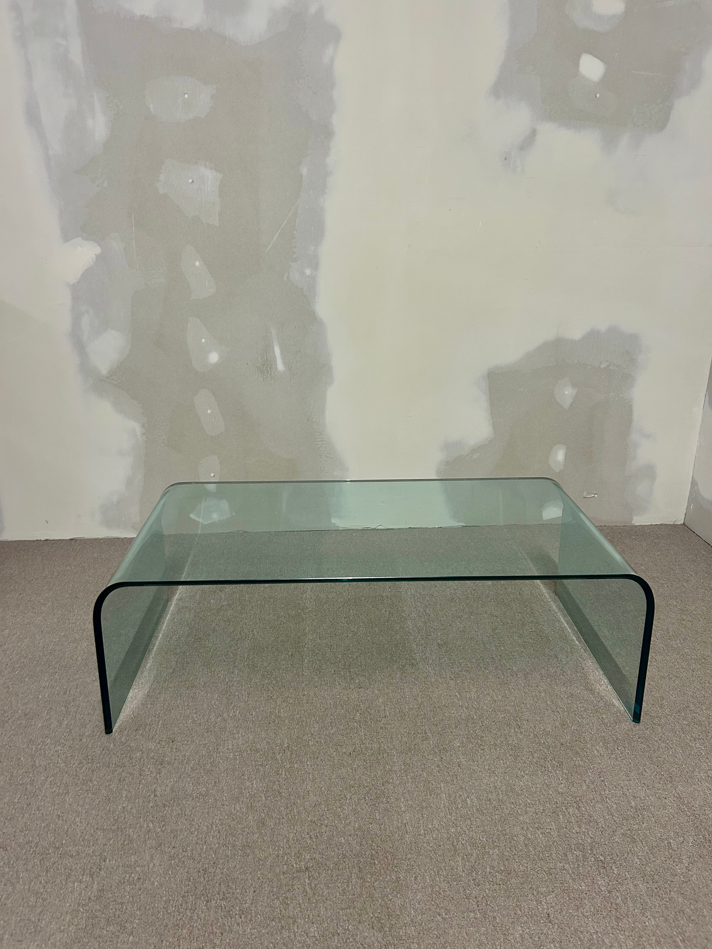 Vintage Glas Couchtisch Sica Design, Made in Italy