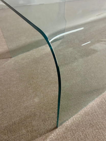 SICA Italien Design Glas Tisch / Beistelltisch Waterfall