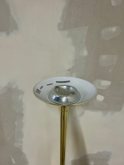 Elegante Stehlampe in Messing