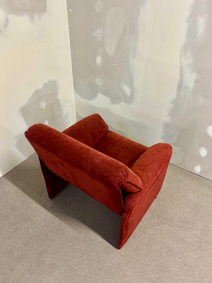 Leolux Bora Bora Sessel Alcantara rot