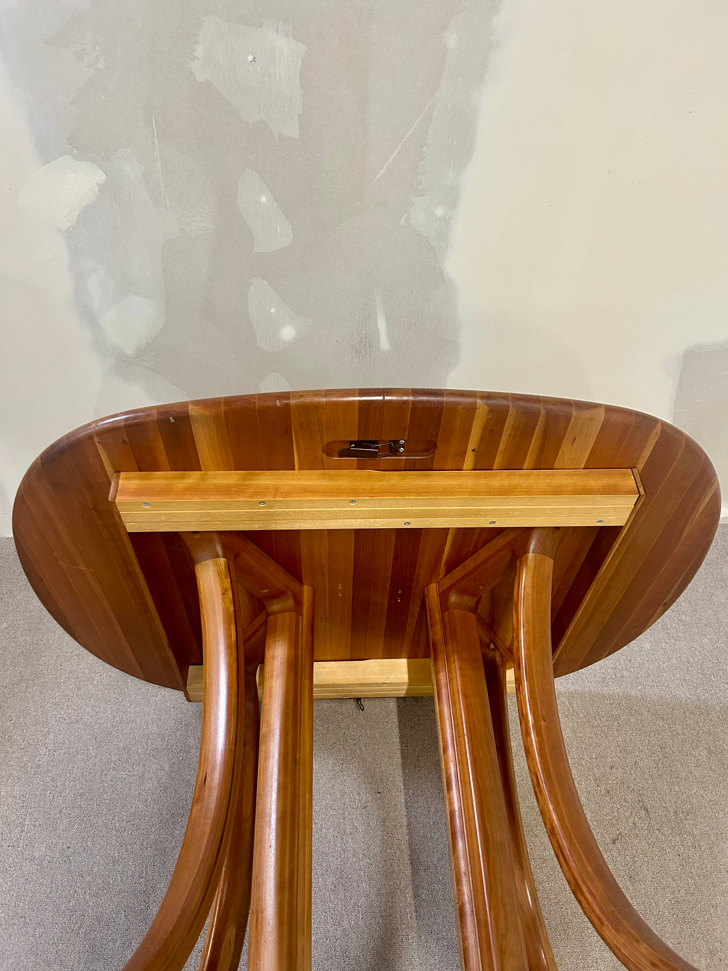 Ovaler ausziehbarer Varde Esstisch Teakholz Mid-Century