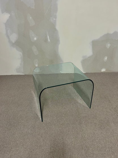 SICA Italien Design Glas Tisch / Beistelltisch Waterfall