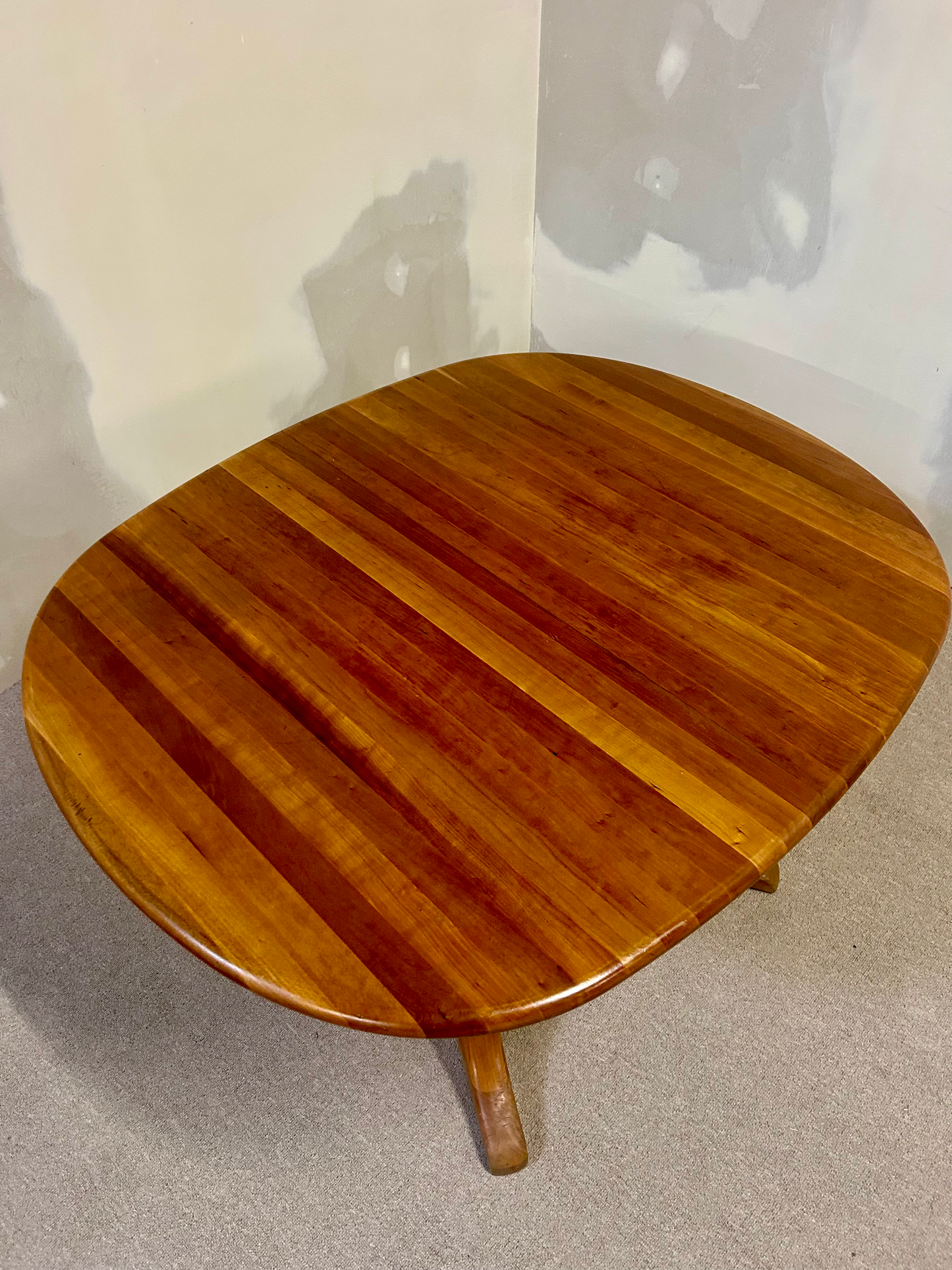 Ovaler ausziehbarer Varde Esstisch Teakholz Mid-Century